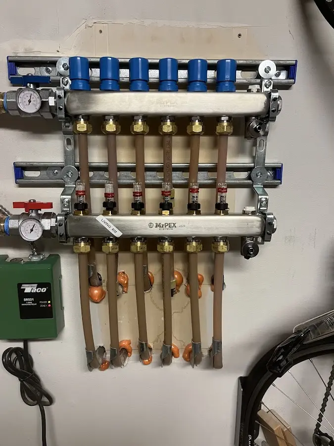 Plumber performing Gas Leak Detection at a residential property in Birmingham